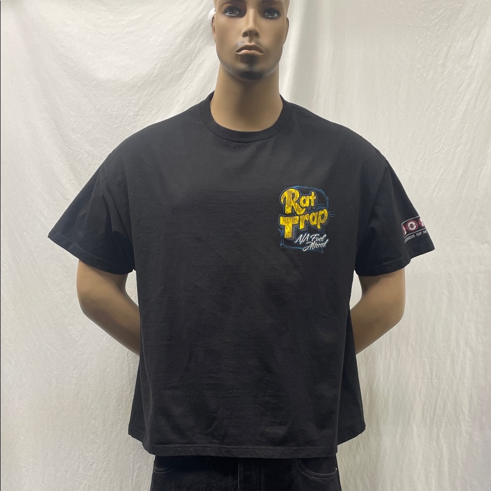 Ron Hope Rat Trap Men's Black Graphic Short Sleeve T-Shirt